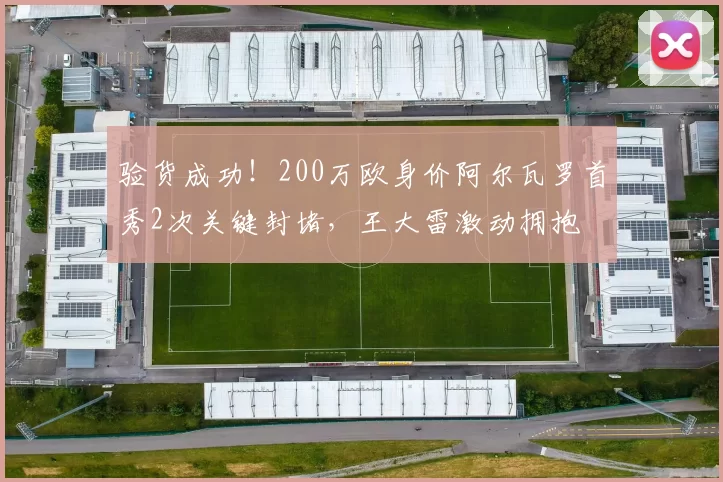 验货成功！200万欧身价阿尔瓦罗首秀2次关键封堵，王大雷激动拥抱